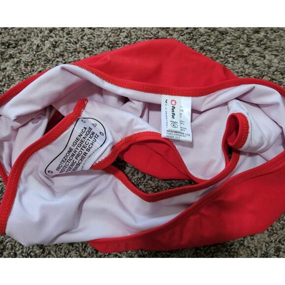 PatPat Tropical Red/White/Black Floral 2 Piece Women's Swimsuit XL - Picture 7 of 8